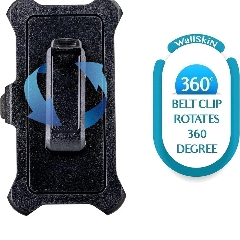 WallSkiN 2 Pack Replacement Belt Clip Holste for iPhone 11 OtterBox Defender